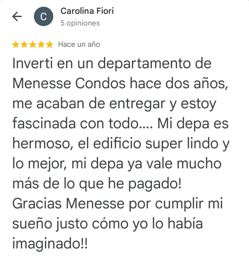 Reviews Menesse Condos - Google (25)